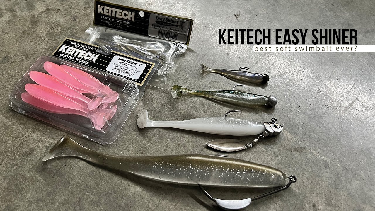 Keitech Easy Shiners... The Best Soft Swimbait Ever?