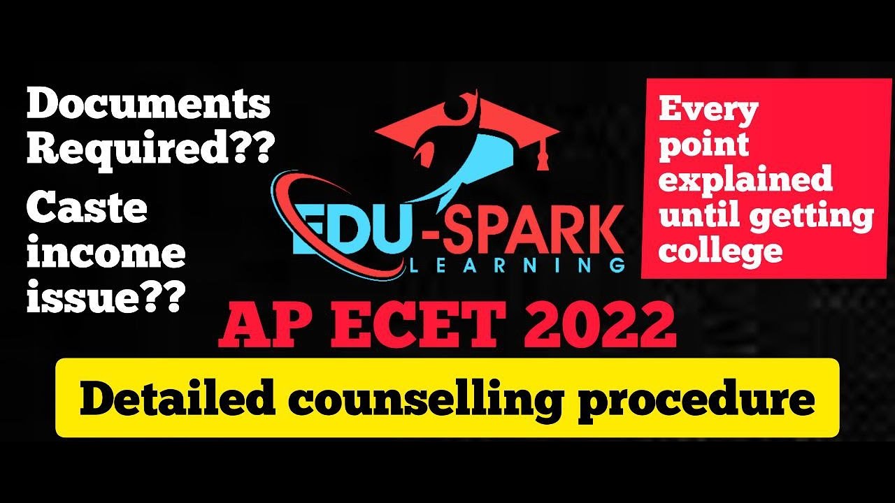 AP ECET 2022 detailed counselling procedure | #apecet#apecet2022#apecetcounselling #apecetcounseling
