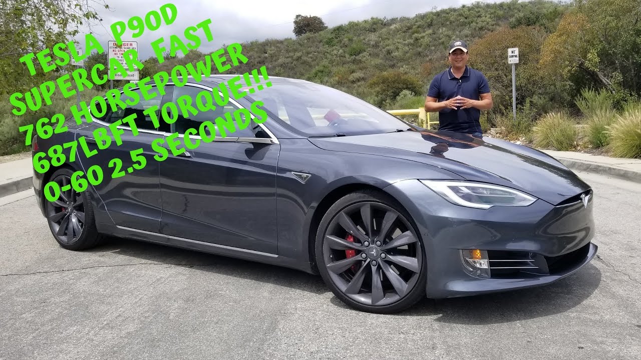 Tesla Model S P90D. It's Ludicrous! You'll puke going this fast!! 0-60 2.4 Seconds! Randys Reviews