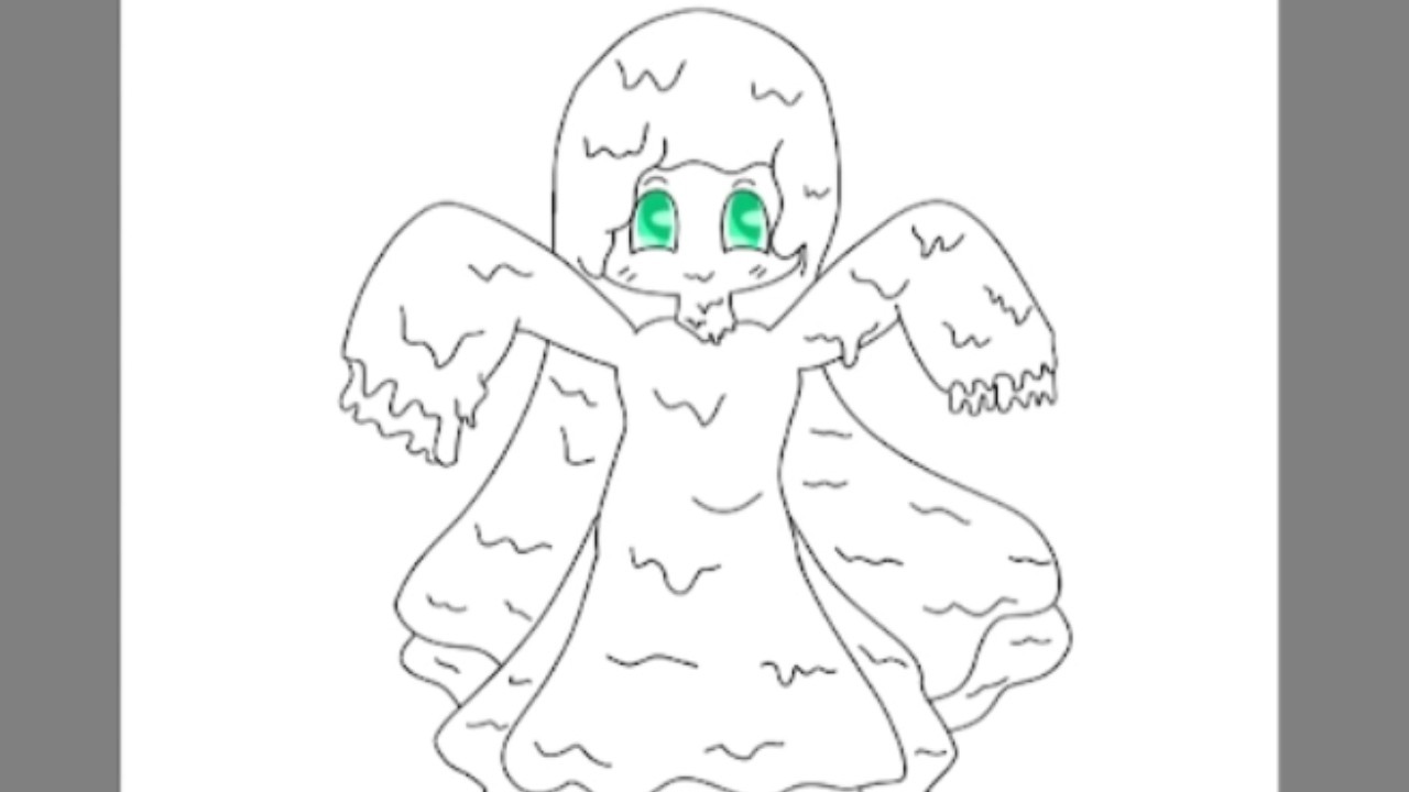 Desenhando Lime, uma garota Slime - Desenhando personagens pro meu jogo