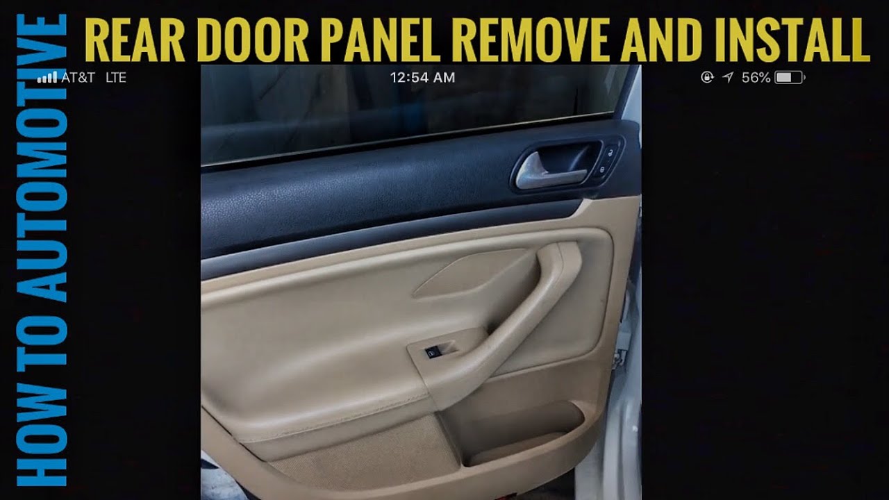 How to Remove the Rear Door Panel on a 2007 Volkswagen Jetta
