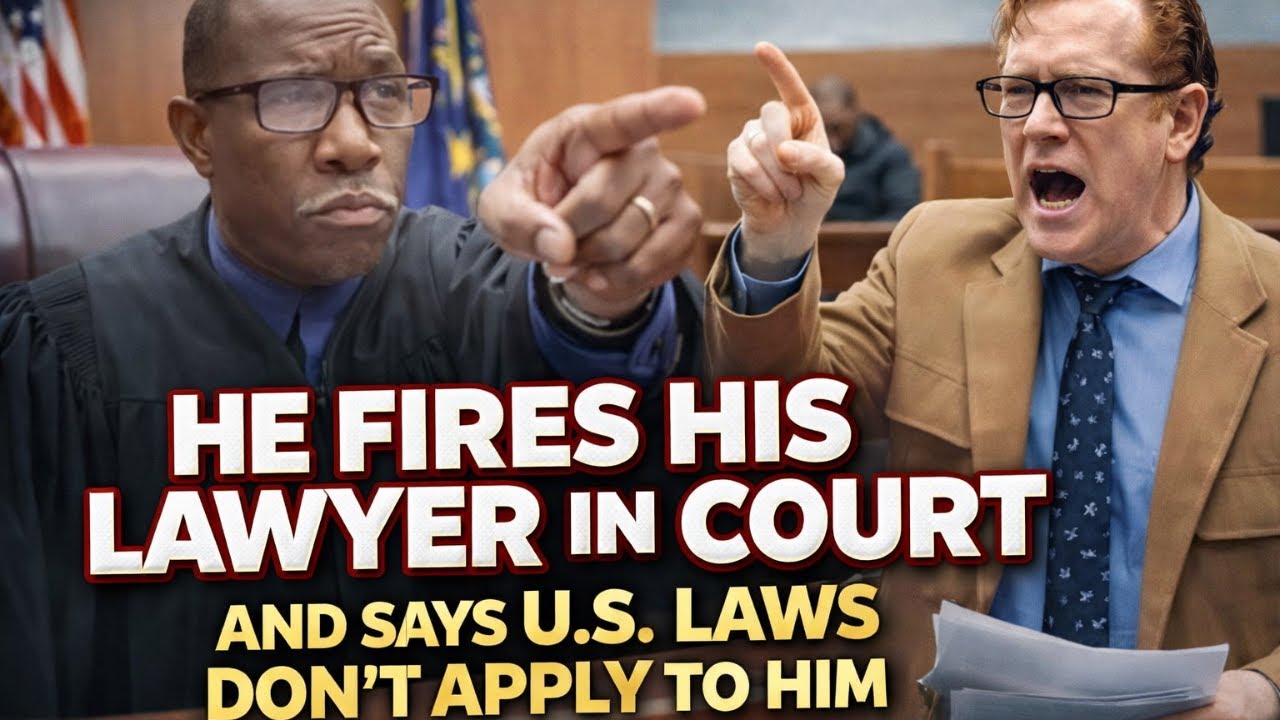 Man Fires Lawyer in Court, Claims U.S. Law Doesn’t Apply to Him