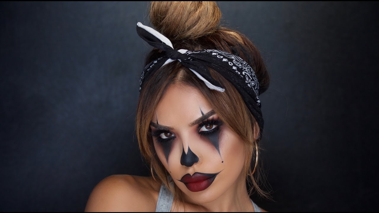 GANGSTER CLOWN HALLOWEEN TUTORIAL | iluvsarahii