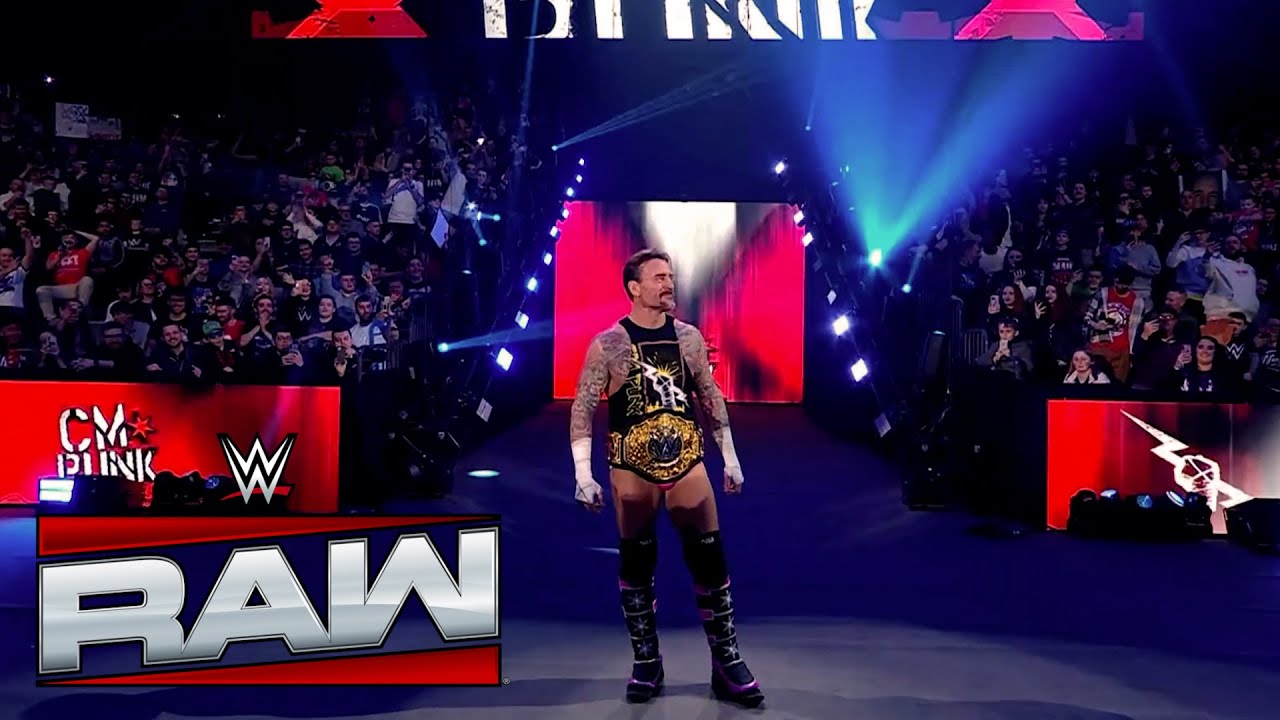 CM Punk Entrance: WWE Raw in Belfast, Northern Ireland, January 19, 2026