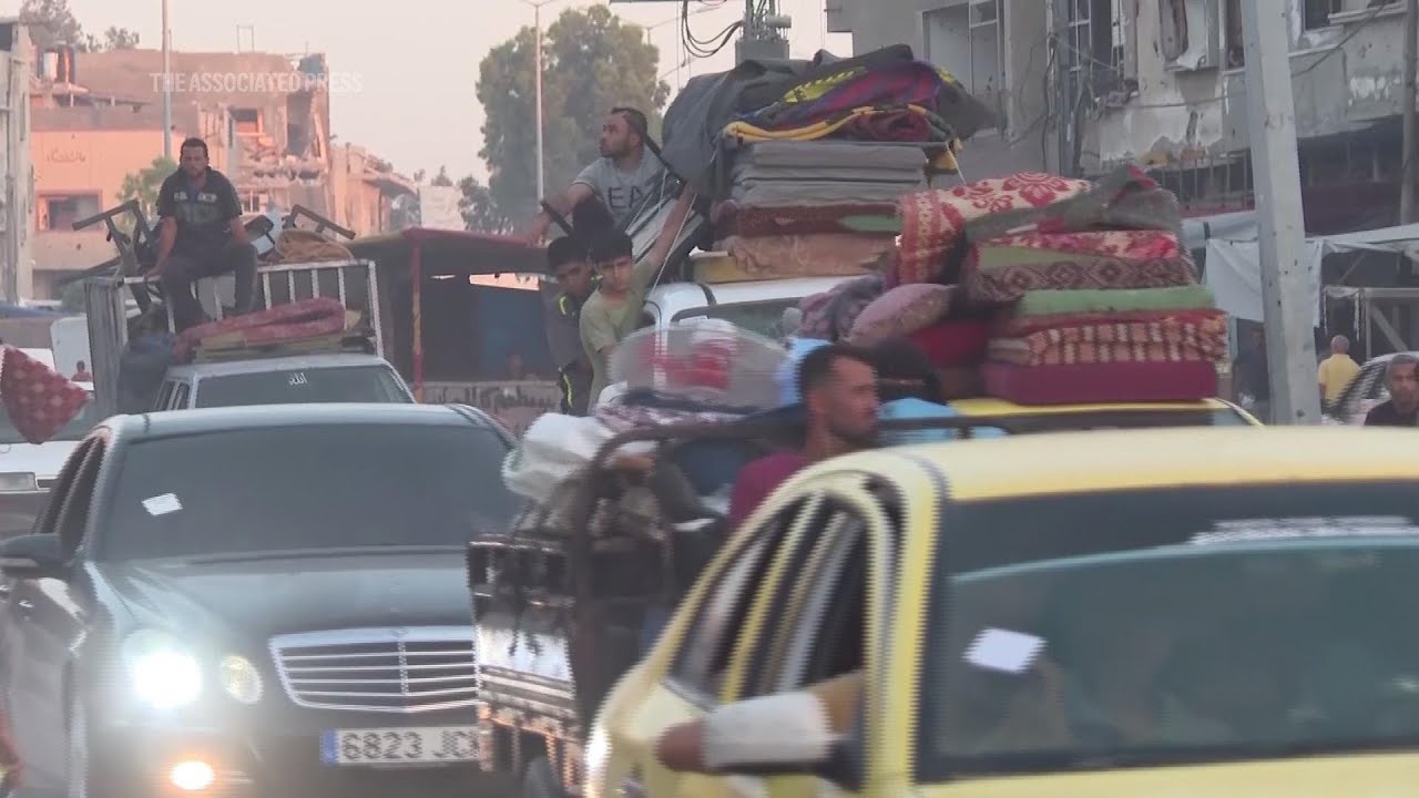 Israeli army orders a mass evacuation of Palestinians from much of Khan Younis