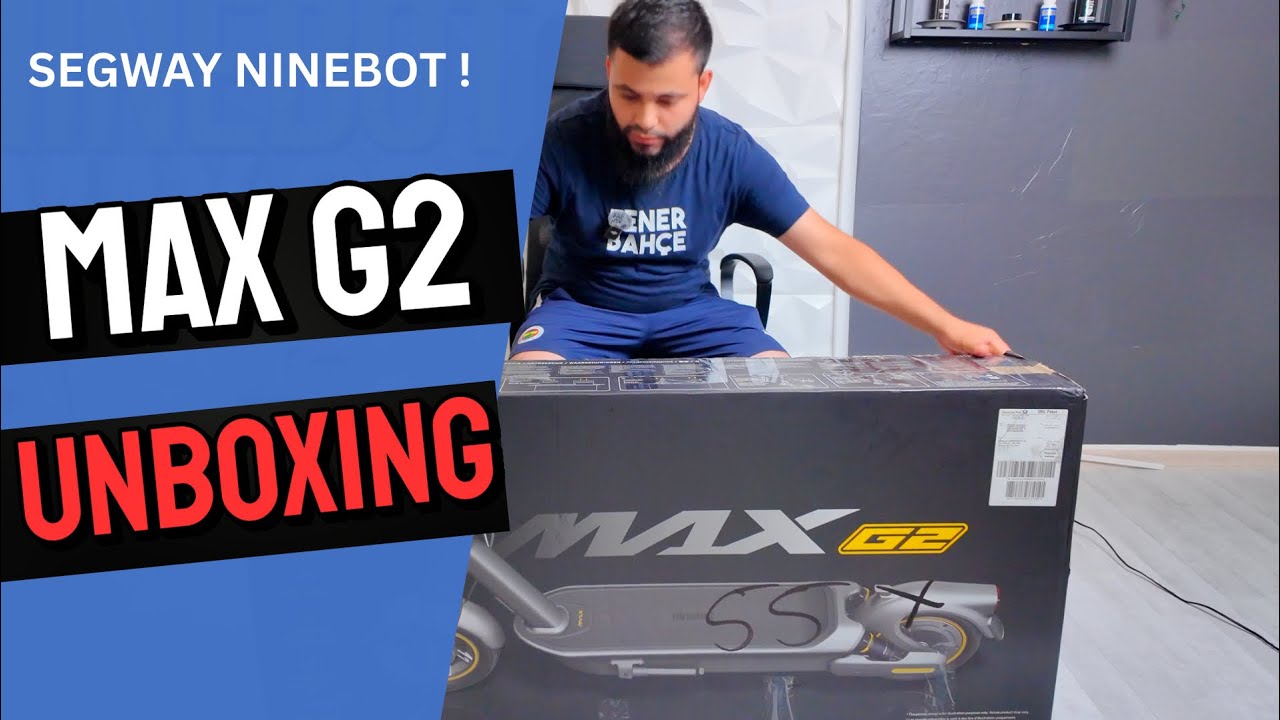 Ninebot Max G2 Unboxing & Start und Einstellungen
