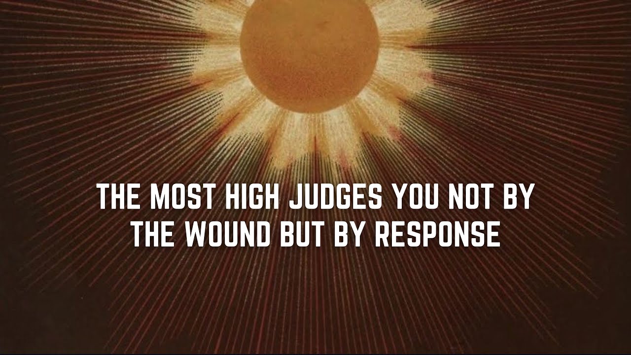 You do not get defined by your wounds