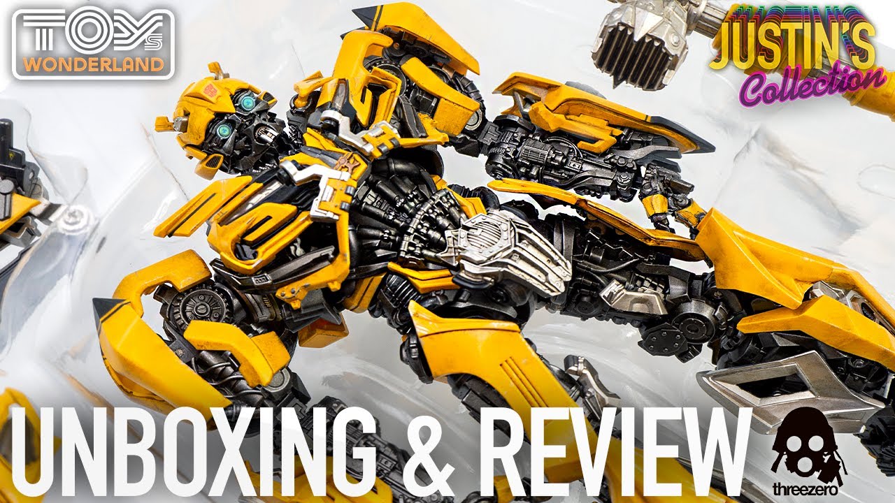 Bumblebee Transformers The Last Knight Threezero DLX Diecast Unboxing & Review