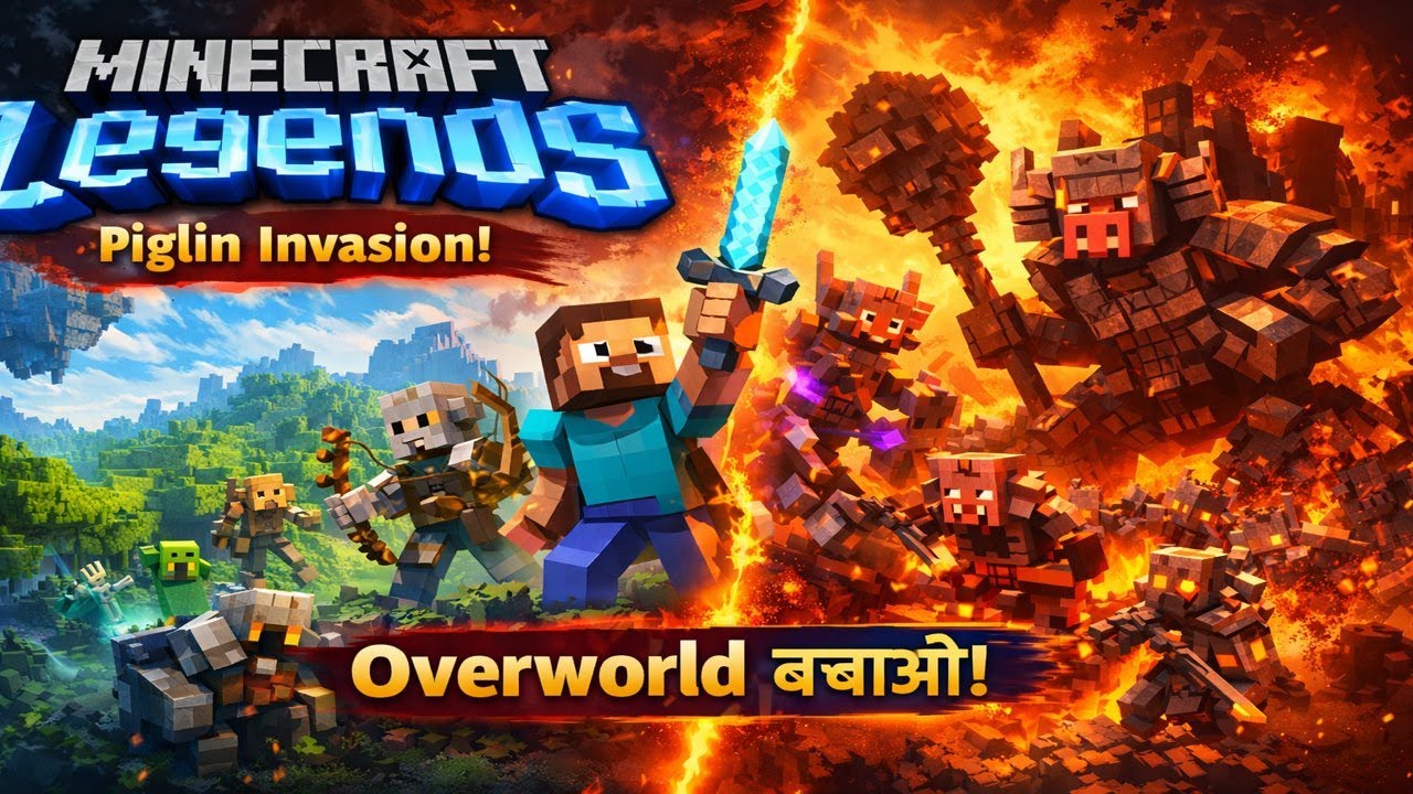 Minecraft Legends |⚔️ Epic Battle Begins