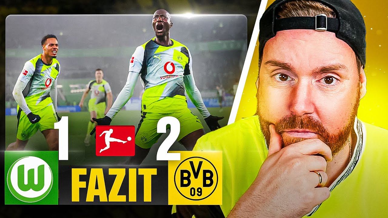 FAZIT | Wolfsburg – BVB ⚽ Schwarze Magie in der VW-Arena? Dortmund duselt zum 2:1-Sieg