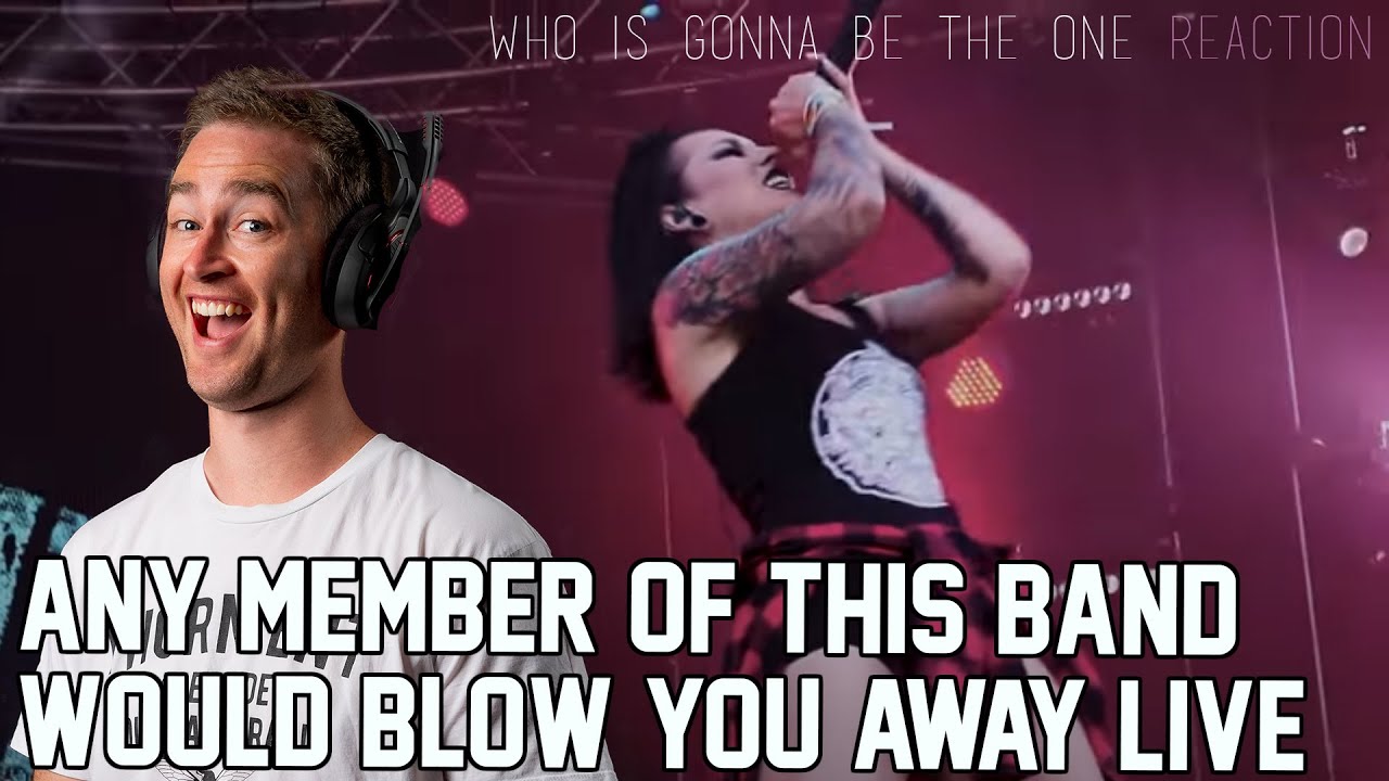 JINJER - Who Is Gonna Be The One (Live) REACTION //Aussie Rock Bass Player Reacts
