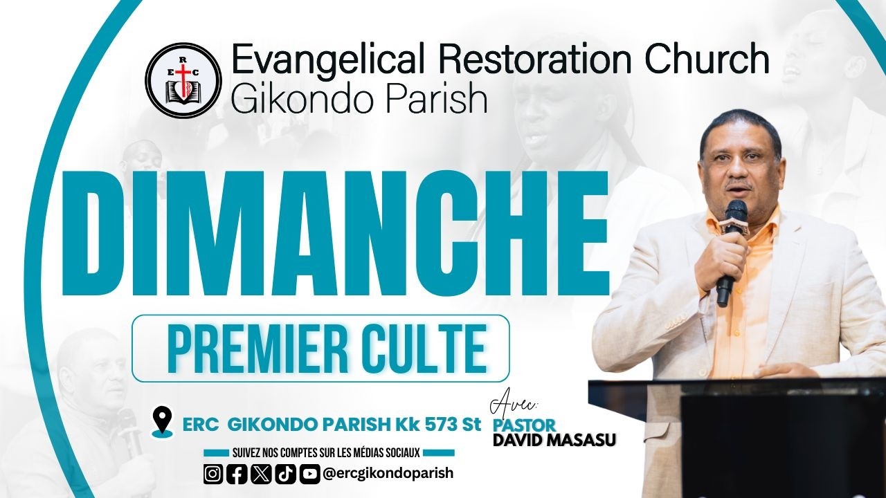 1ère culte dominicale Avec Pst. David Masasu | 15 Mars 2026
