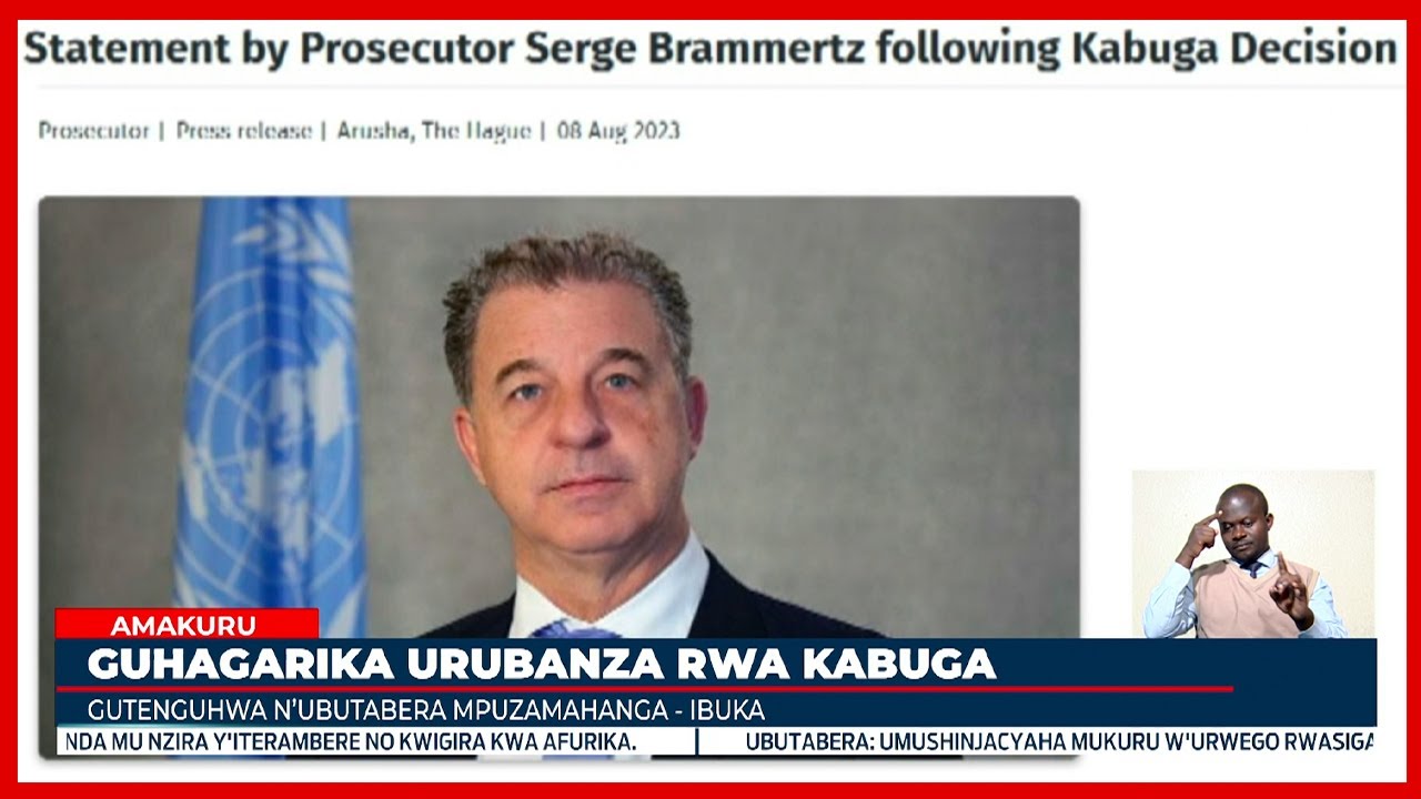 IBUKA ku cyemezo cy'urugereko rw'ubujurire mu rubanza rwa Felicien Kabuga