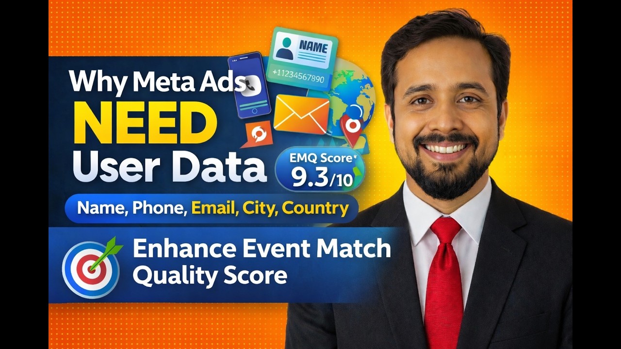 Why Meta Ads Need User Data to Enhance EMQ Score || Meta Pixel,  Meta Conversion API  #metapixel
