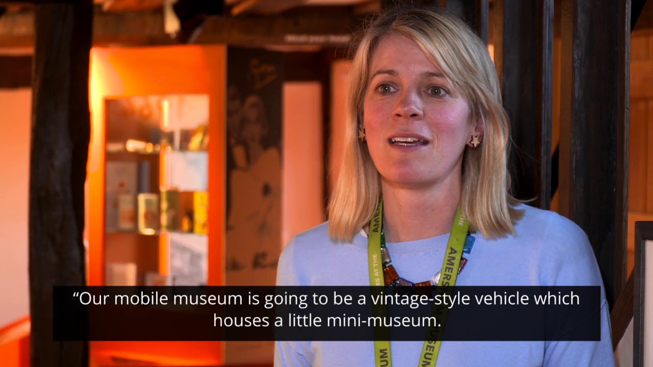 HS2 community fund award visit to Amersham Museum