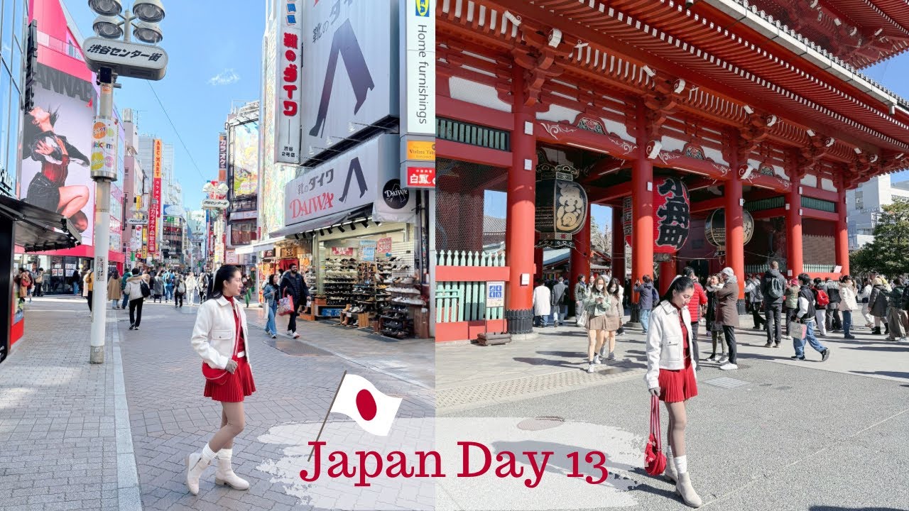 Japan Day 13 - Exploring Shibuya and Asakusa!