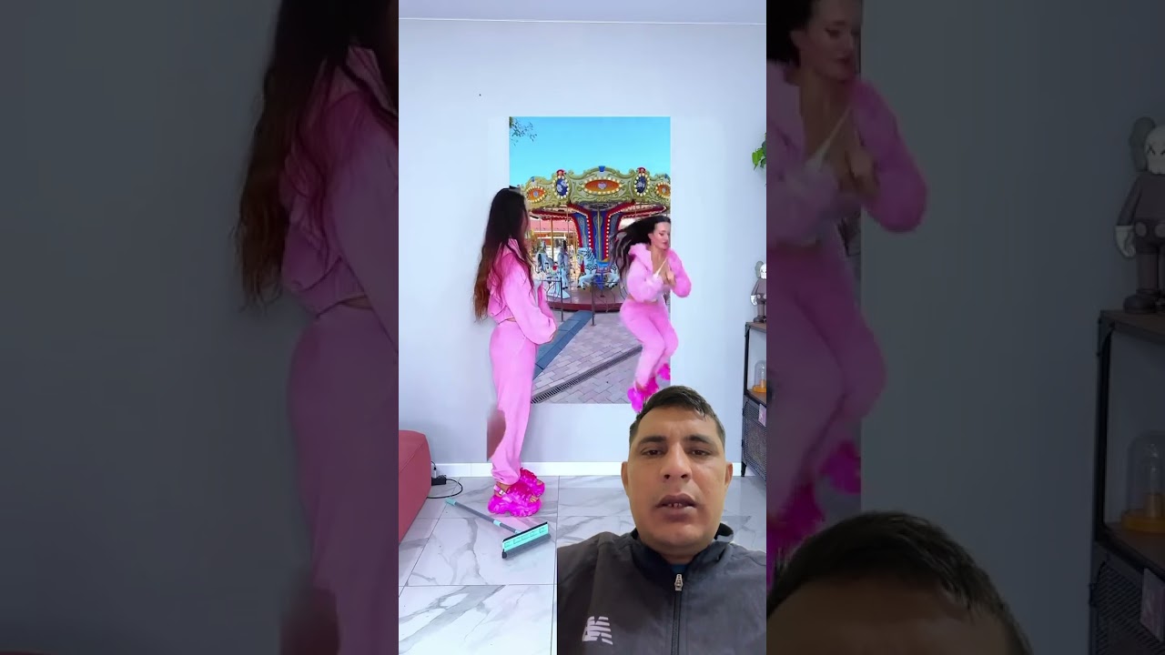 3d walls painting beautiful 😍 #dance #comedy #shuffle #katebrush #loop #travel #walldecor