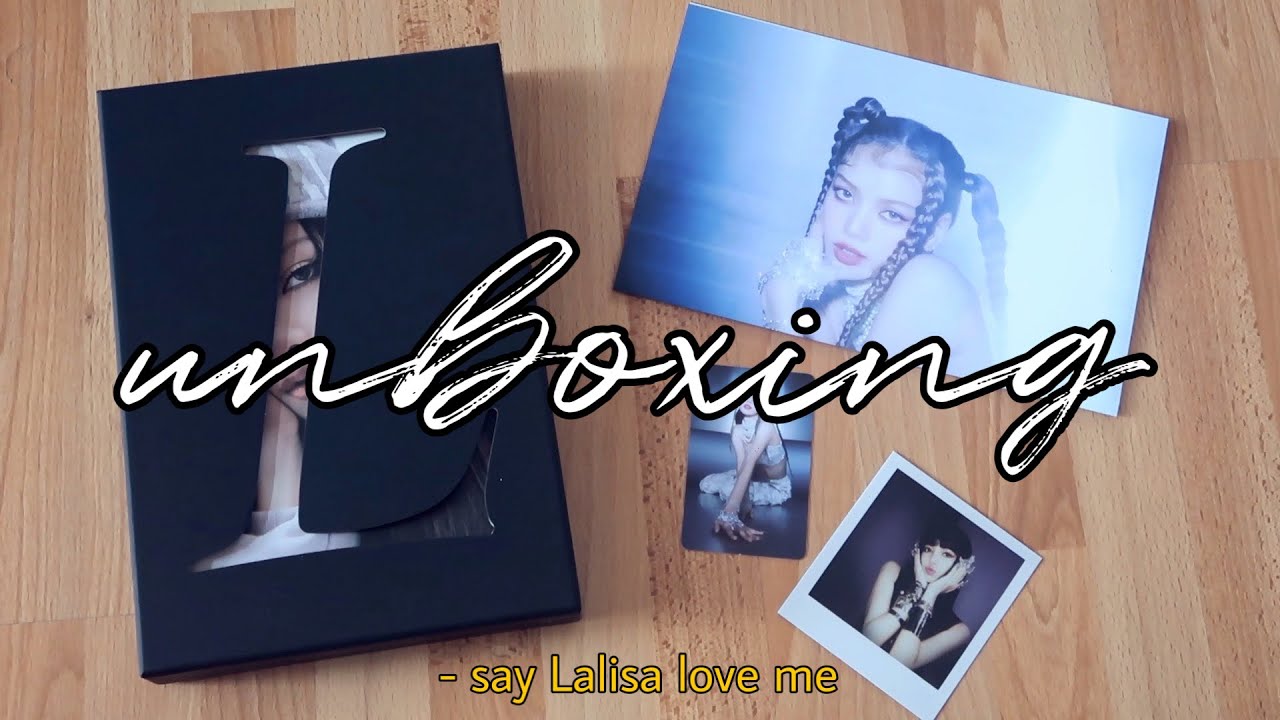 unboxing & giveaway: LISA'S FIRST SINGLE ALBUM 'LALISA' (Black Ver.)