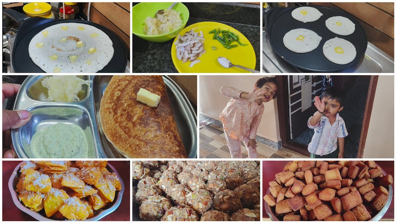 😋ದಾವಣಗೆರೆಯ ಬೆಣ್ಣೆ ದೋಸೆ ಪಲ್ಯ ಚಟ್ನಿ ರೆಡಿ😋 | ಒಂದೇ Batter ಬಗೆ ಬಗೆಯ ದೋಸೆಗಳು ಹಾಗೂ ಪಡ್ಡು ರೆಡಿ ಮಾಡಬಹುದು 