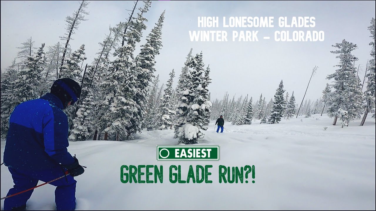 Green Glades Run in Colorado?! Great for Beginner Tree Skiiers