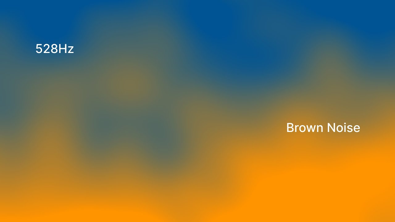 Sleep & Rain - 3 hours | Brown Noise 528Hz