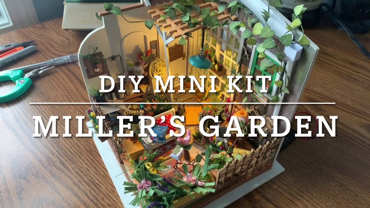 DIY Miniature House - Miller’s Garden - Timelapse