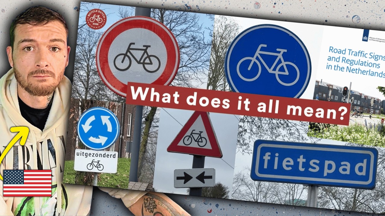 American Reacts Want to ride a bike in the Netherlands? Learn the rules!