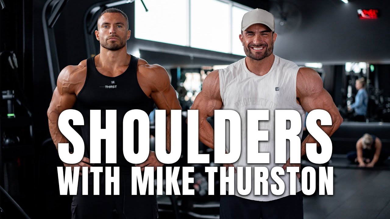 Training shoulders & a good chat with Mike Thurston