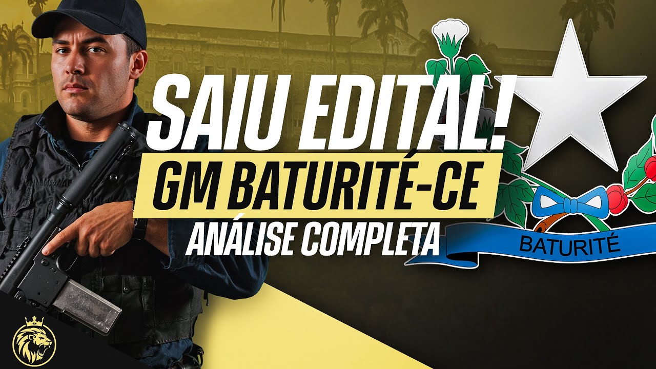 🔴 GM BATURITÉ-CE | VAGAS, PROVA E ESTRATÉGIA DESDE O PRIMEIRO DIA 🎯