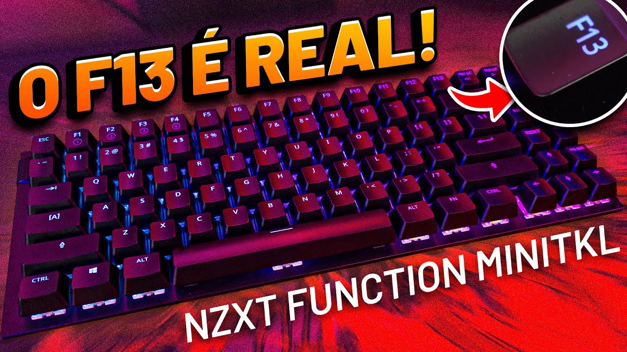 O TECLADO PREMIUM DA NZXT É BOM MESMO? - Function Mini TKL