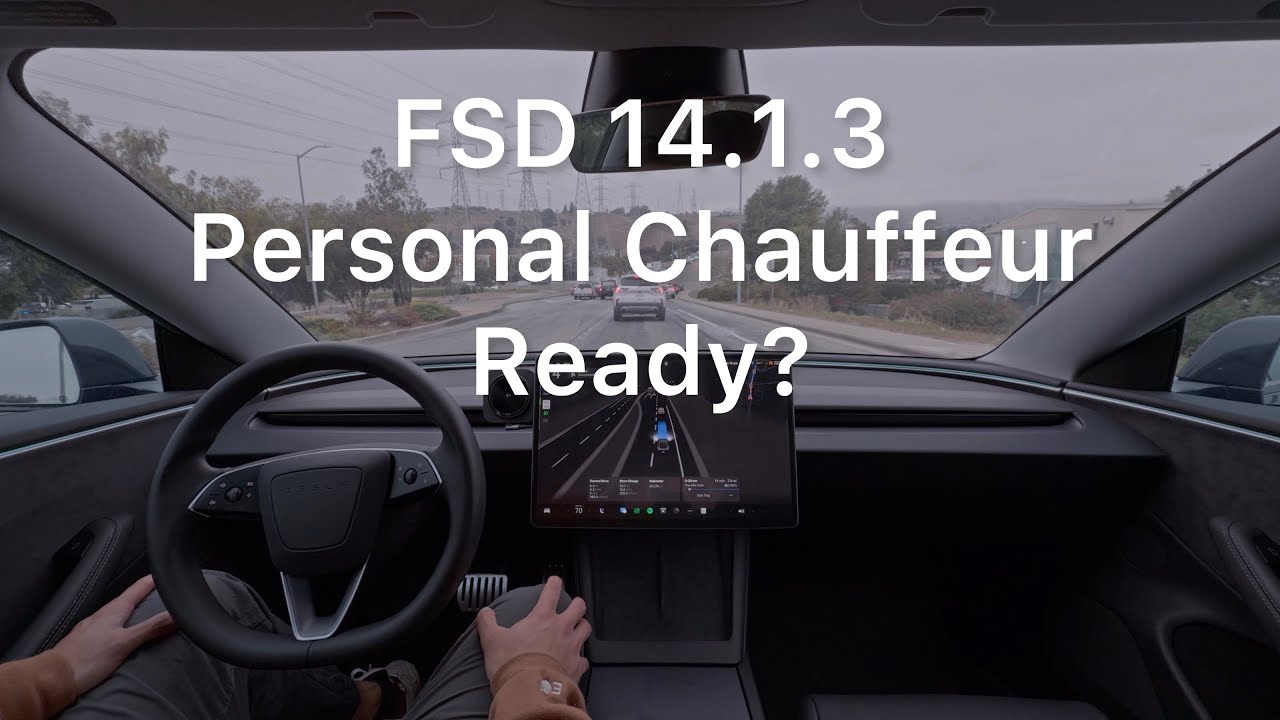 Is FSD 14.1.3 Personal Chauffeur Ready?