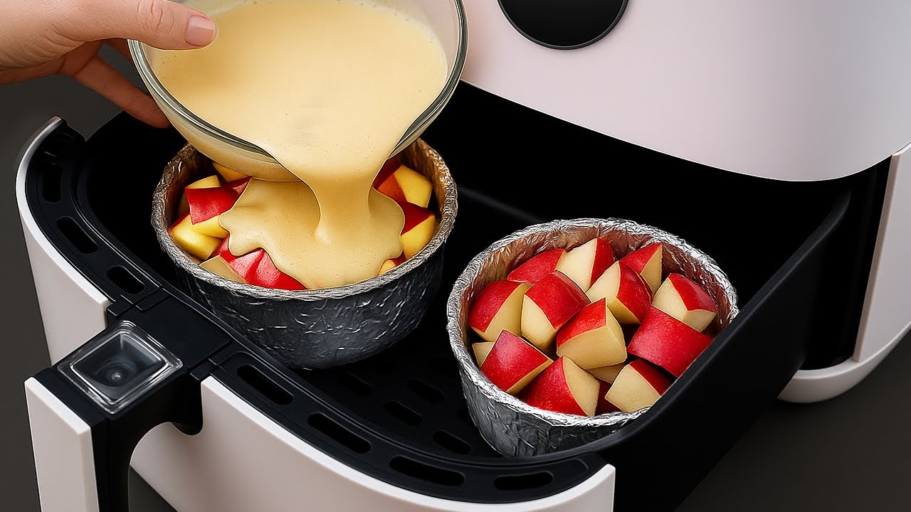 Das berühmte Dessert aus der AirFryer, das die ganze Welt verrückt macht! Ohne Backofen!
