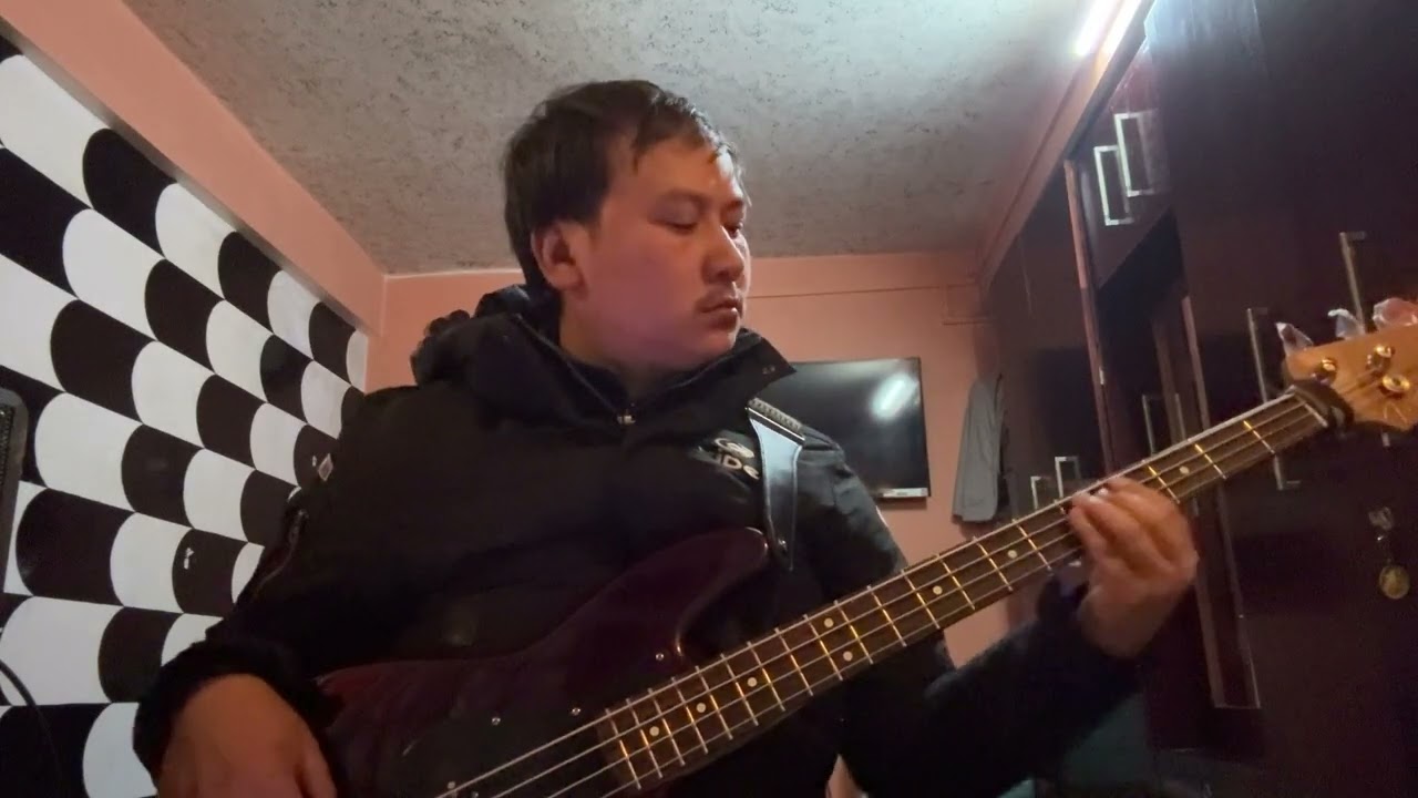 Audio slave like a stone bass cover 