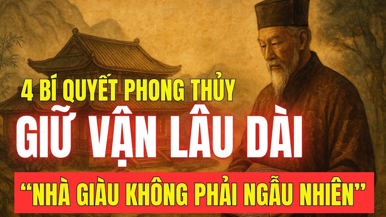 “Nhà Giàu Không Phải Ngẫu Nhiên” – 4 Bí Quyết Phong Thủy Giữ Vận Lâu Dài | Phong Thủy Cổ Xưa