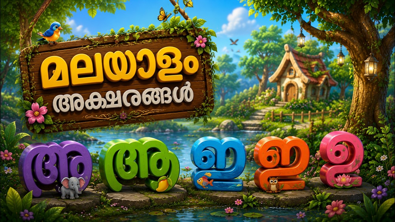 Learn Malayalam Consonants (വ്യഞ്ജനം Vyanjanam)Malayalam Alphabet /Malayalam Aksharamala Live Update