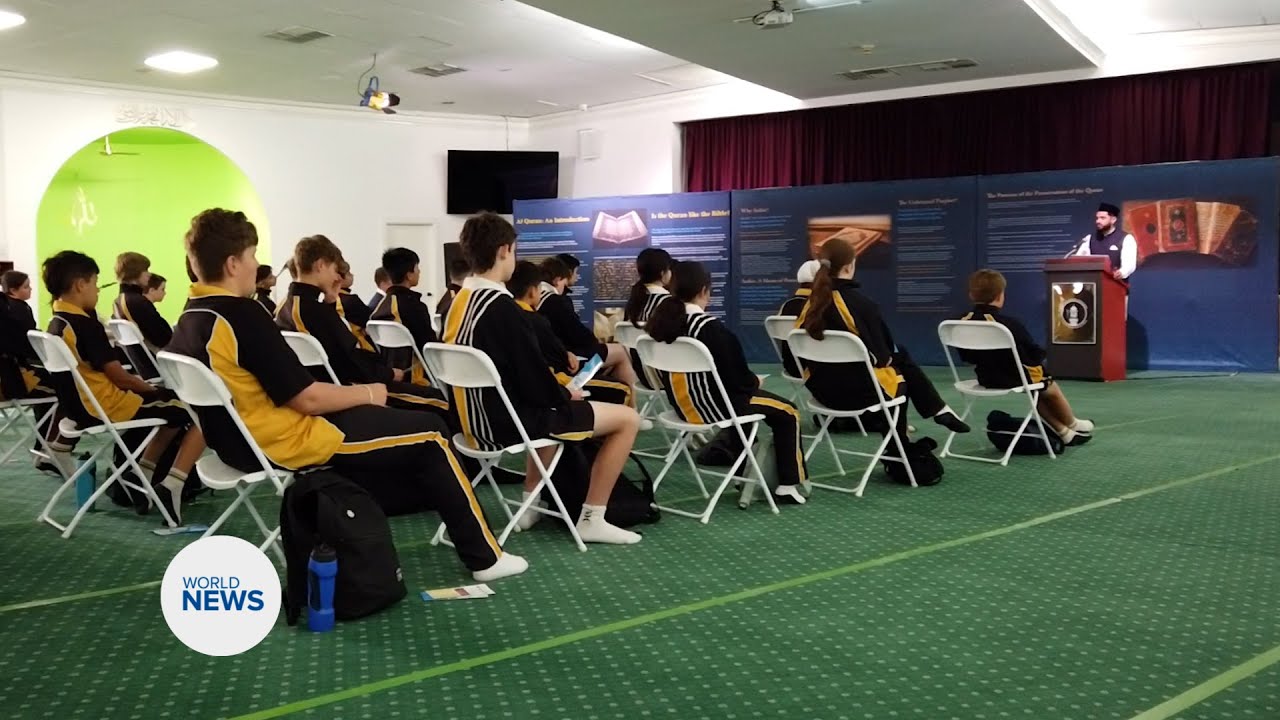 Students from Nazareth College welcomed at Mahmood Mosque, Australia