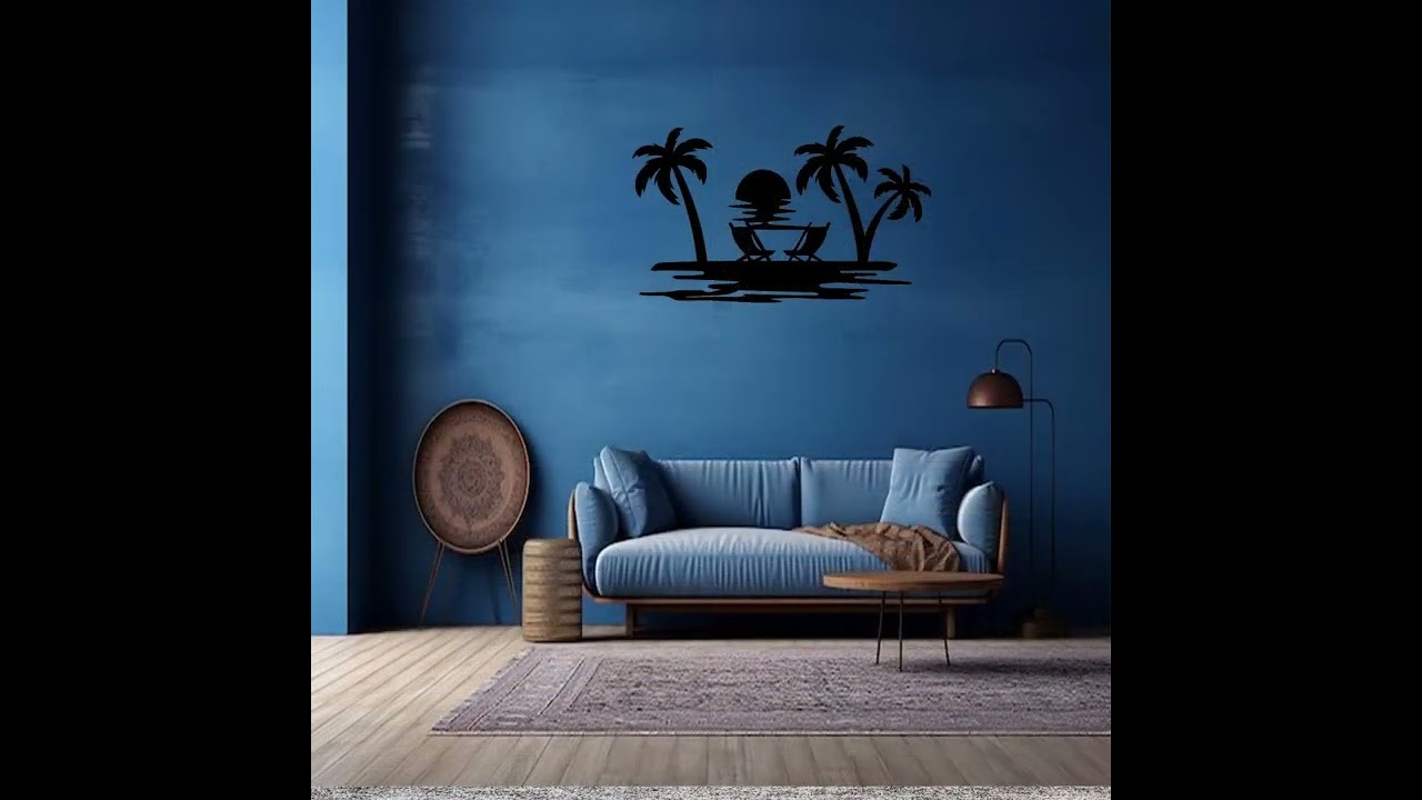 Beach View - Metal Wall Art
