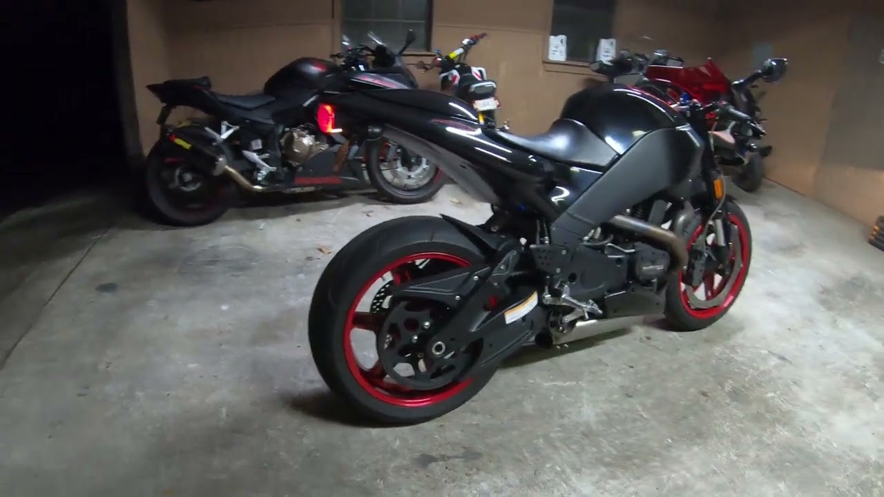 Buell XB12R Firebolt Drummer SS Exhaust Soundcheck and Walkaround
