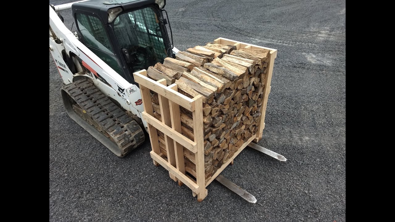 Custom Firewood Racks, Stacked & Loaded FAST!