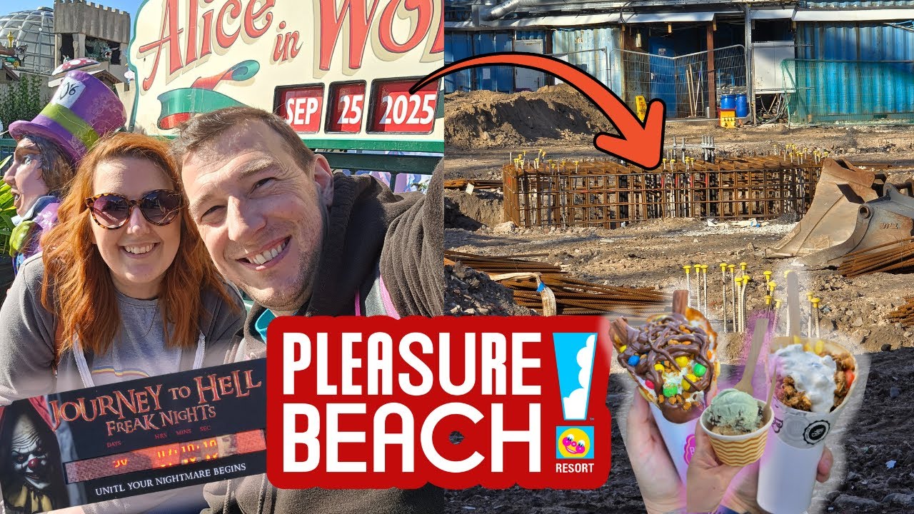 Видеоблог о курорте Pleasure Beach Resort в Блэкпуле — включая последние новости о AVIKTAS и Хэлл...