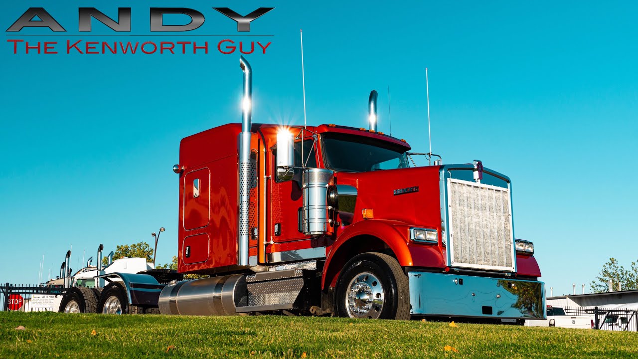BURNT ORANGE 2020 Kenworth W900B with Cummins and 13 spd