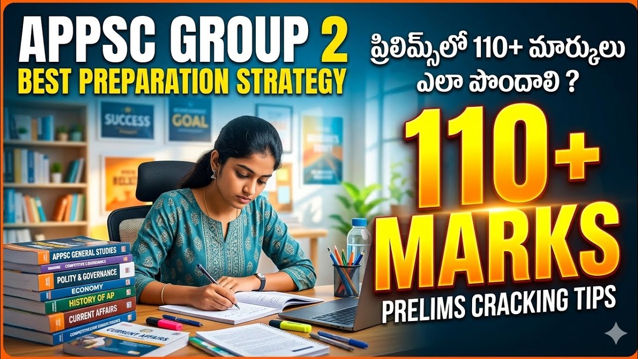 APPSC GROUP 2 | ప్రిలిమ్స్&zwnj;లో 110+ మార్కులు ఎలా సాధించాలి ? BEST STRATEGY #appscgroup2 #group2 