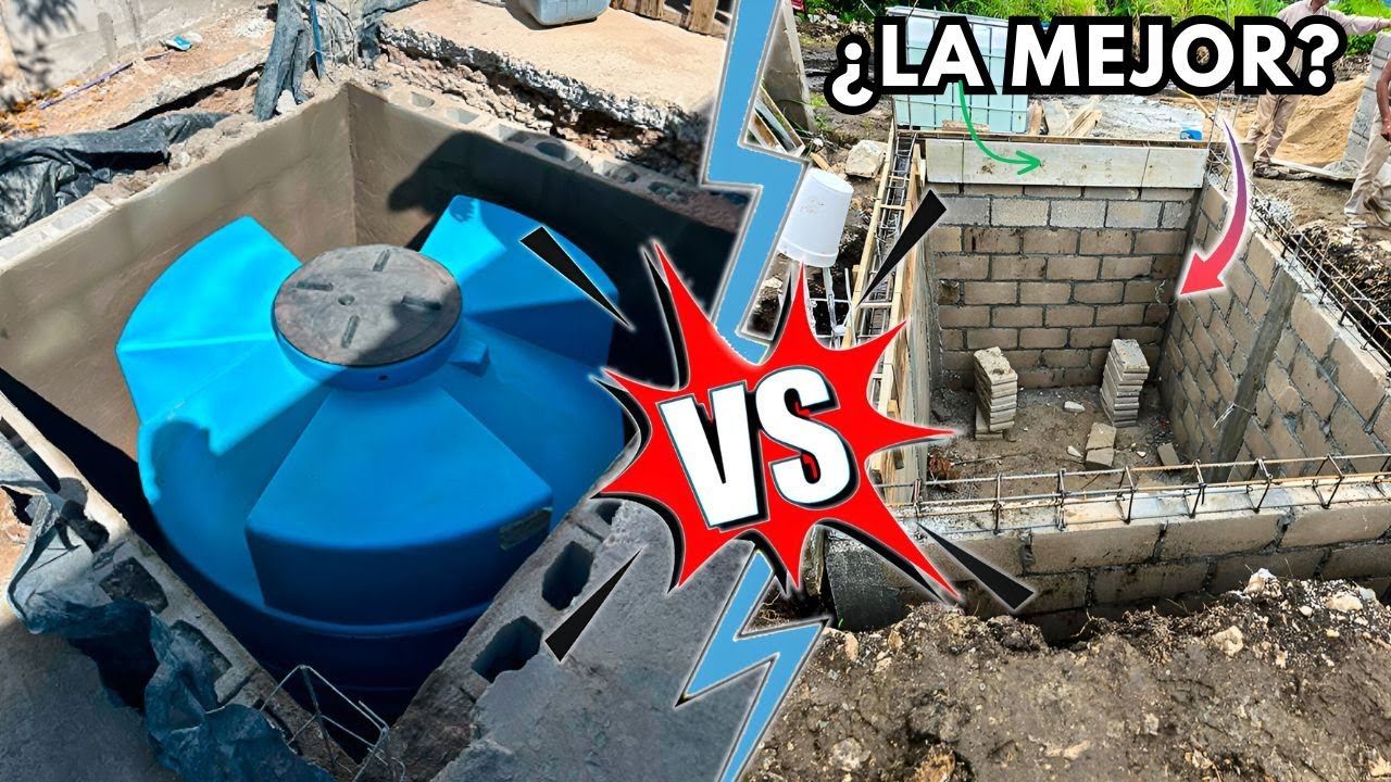 Cisterna de concreto vs cisterna de plástico: ¿Cuál te conviene?