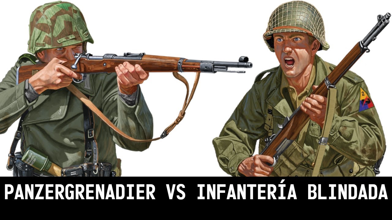 Panzergrenadier alemanes vs Infanter&iacute;a Blindada estadounidense (1944)