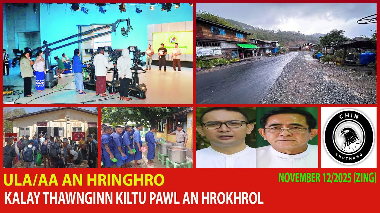 November 12 Zing - Falam Le Tedim Pengih Khua 20 Tlun Ral An Tlan. Ralhrang In Hlasak Thiam Pawl.