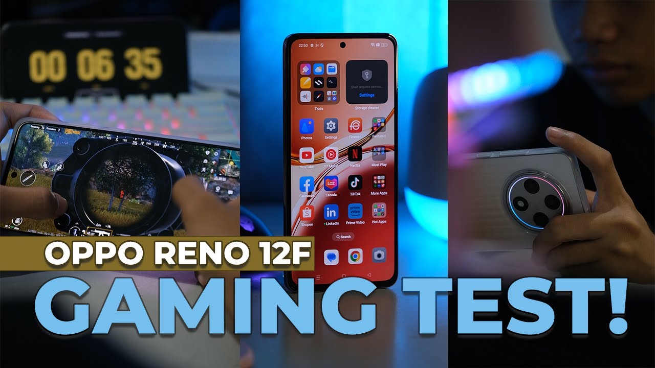 Oppo Reno 12F  Series Gaming Test!