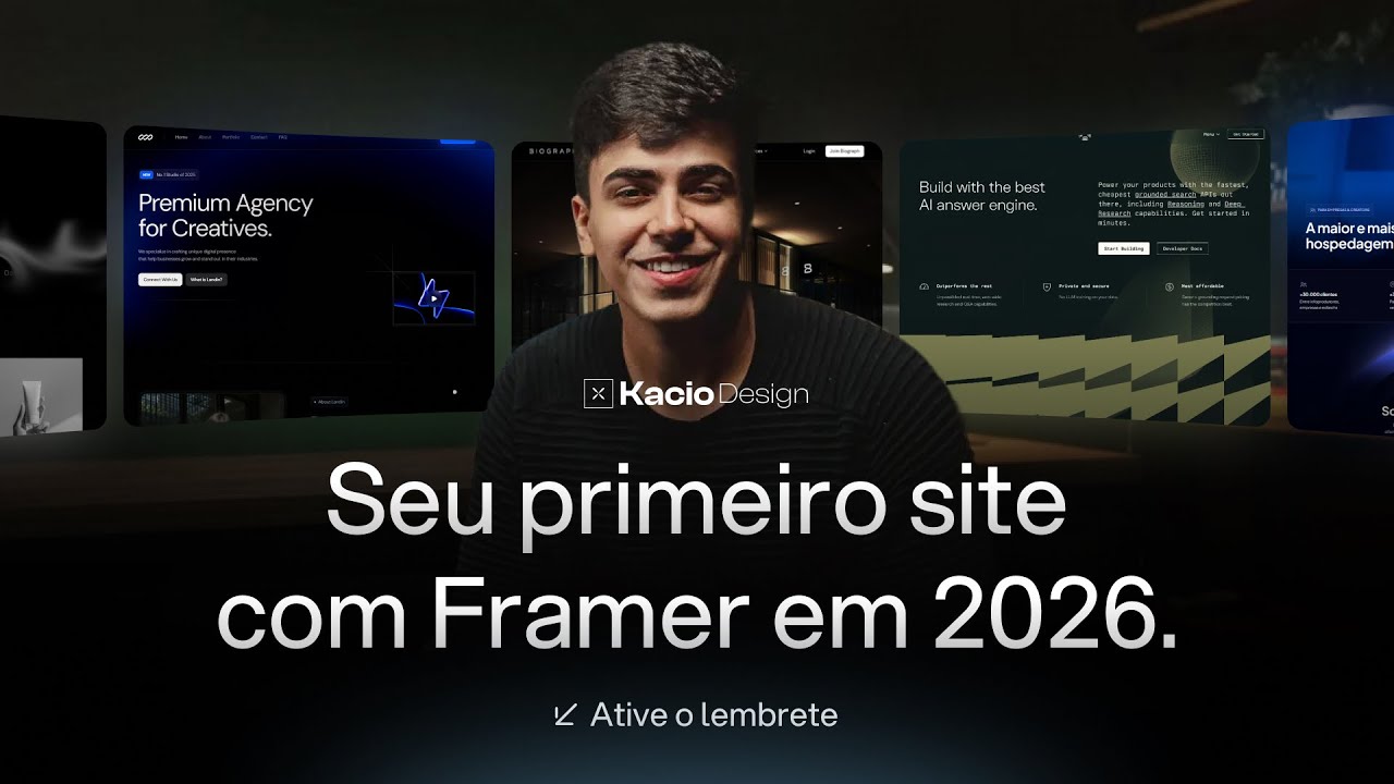 Seu primeiro site com Framer em 2026