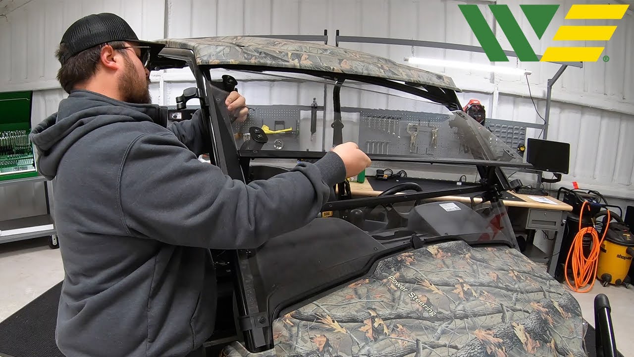 How to Install John Deere Gator Front Windshield for Mid Size and RSX Gators