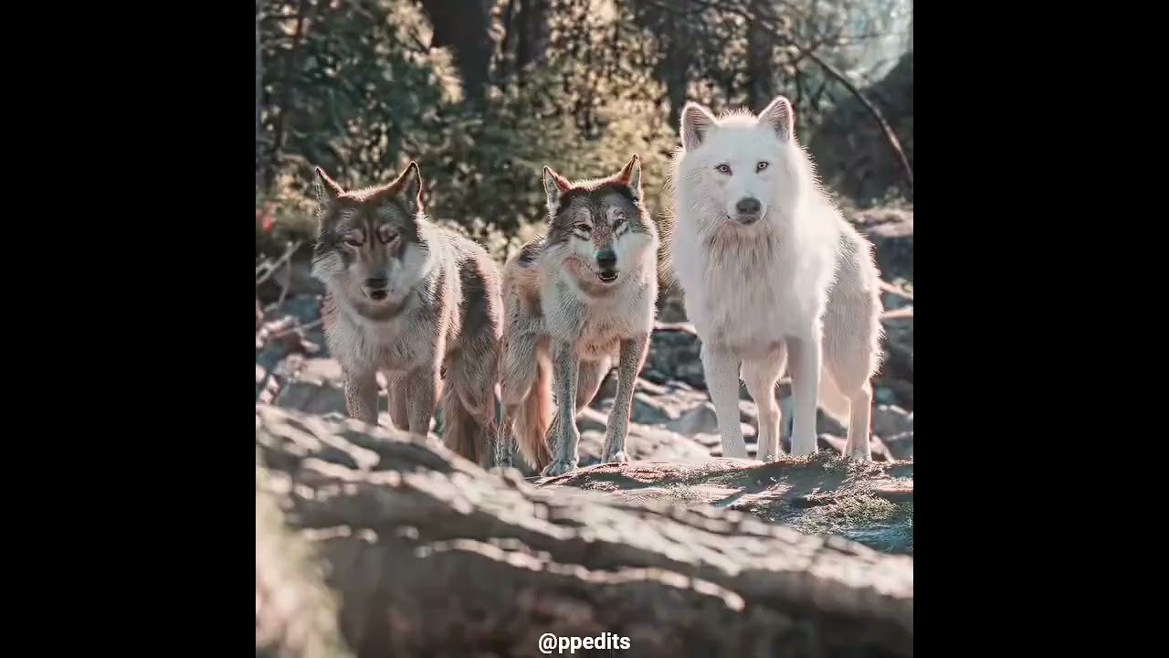 Dog Saves Wolf from Waterfall 😱 | Epic Movie Edit #shorts