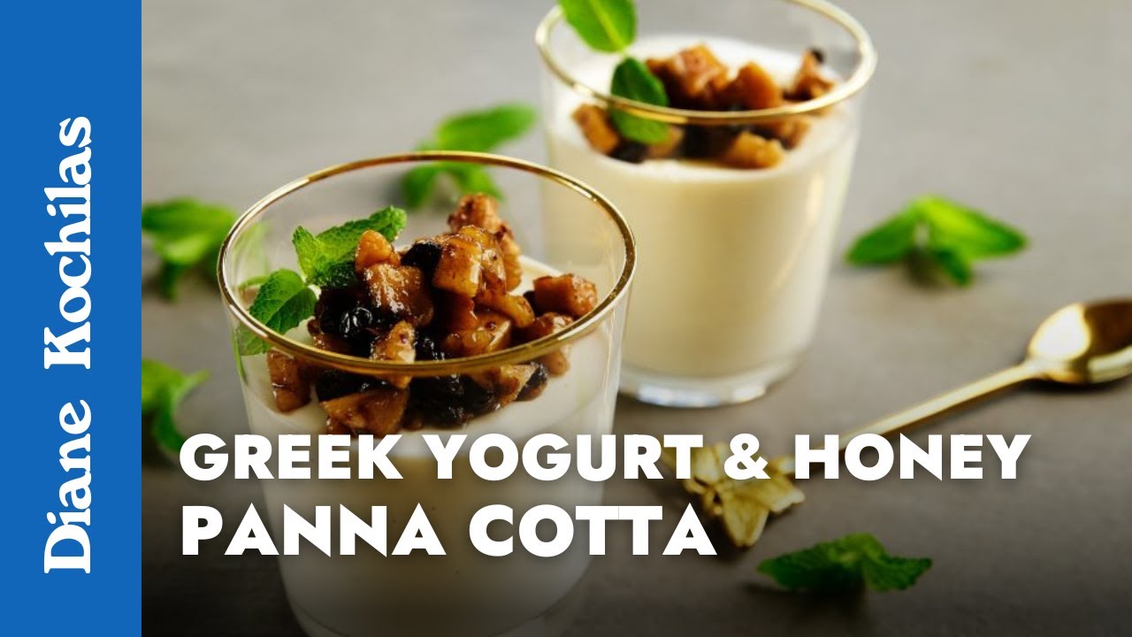 Greek Yogurt-Honey Panna Cotta